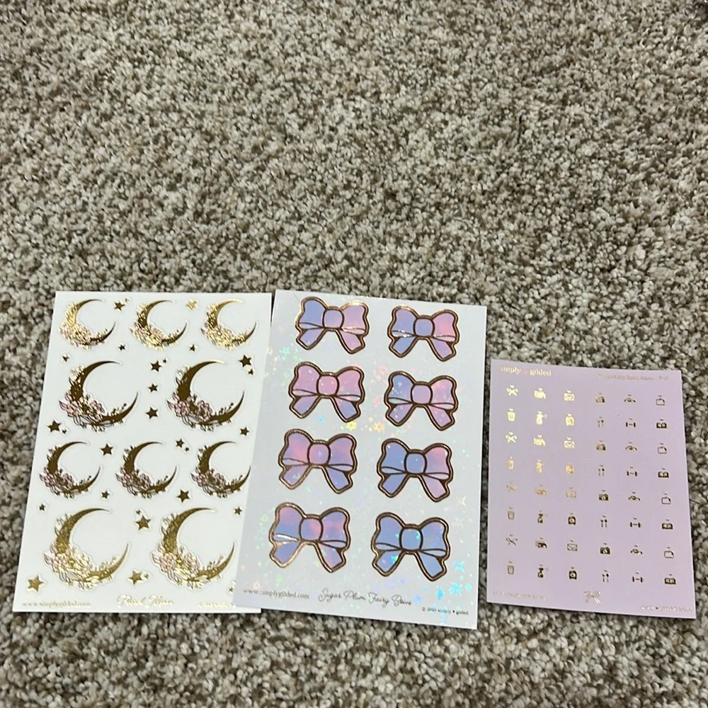 NEW 12 Days of Simply Gilded partial box items